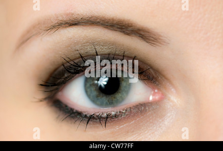 Ein Auge Stockfoto