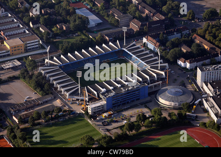 Rewirpower Stadion des VFL Bochum und Runde Sporthalle, Bochum, Ruhrgebiet, Nordrhein-Westfalen, Deutschland Stockfoto