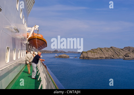 Cruisen durch die Sula-Inseln, Norwegen Stockfoto