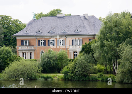 Europa, Deutschland, Brandenburg, Potsdam, tiefen See, Villa Kampfmeyer, strategisch wichtigen Punkten zur Zeit der DDR Stockfoto