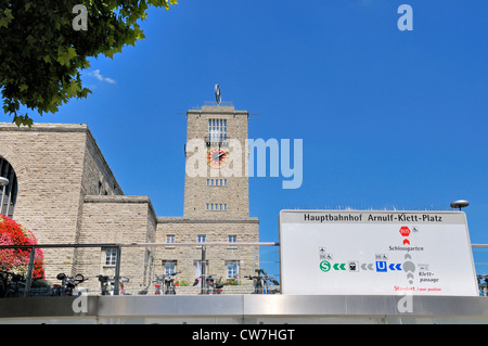 Stuttgart zentrale Station, Deutschland, Baden-Württemberg, Stuttgart Stockfoto