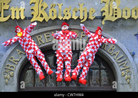 Nubbel in Köln, traditionelle Figur des Karneval in Köln, Deutschland, Nordrhein-Westfalen, Köln Stockfoto