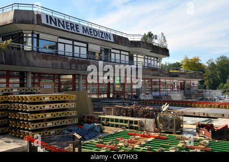 Baustelle eines neuen Chirugical-Krankenhauses in Ulm, Deutschland, Baden-Württemberg, Ulm Stockfoto