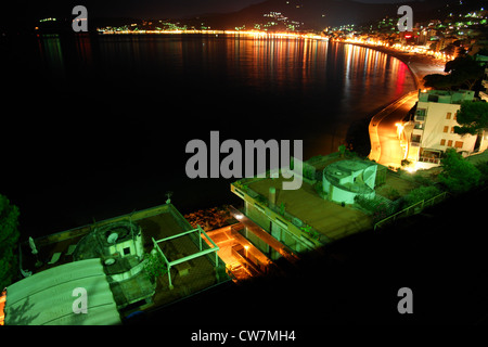 Blick auf Bucht von Alassio Italien Stockfoto