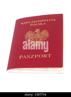 Polnischen Pass Stockfoto