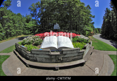 Religiöses Denkmal Shrine of Our Lady of the Island Manorville Long Island New York Stockfoto