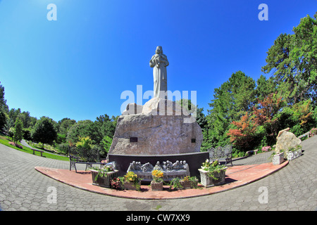 Religiöses Denkmal Shrine of Our Lady of the Island Manorville Long Island New York Stockfoto