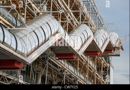 Centre Georges Pompidou in Paris, France. Stockfoto