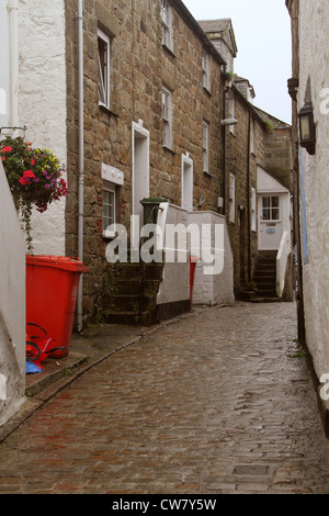 Cornish-Gasse in St Ives Stockfoto