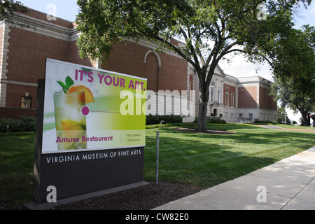 Virginia Museum of Fine Arts in Richmond, Virginia, USA Stockfoto