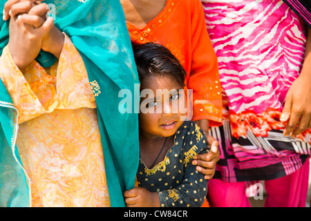 Junges Mädchen in der Provinz Punjab, Pakistan Stockfoto