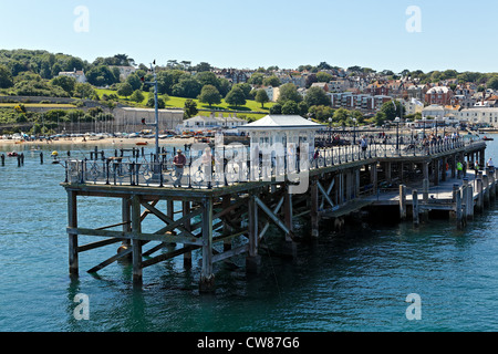 Swanage Pier, Swanage, Purbeck, Dorset. Stockfoto