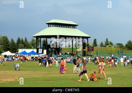 Ein Blick auf die Umgebung von Toronto Jazz Festival 2012 Stockfoto