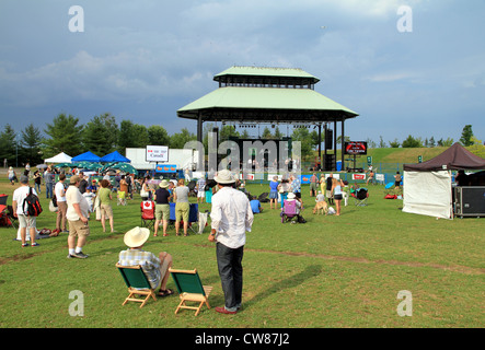 Ein Blick auf die Umgebung von Toronto Jazz Festival 2012 Stockfoto