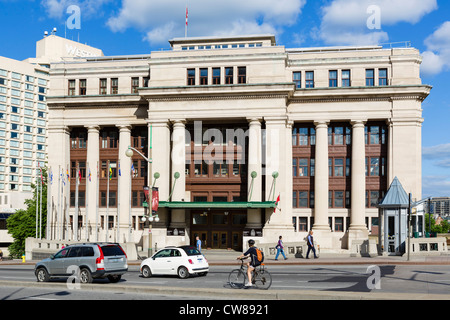 Der alte Bahnhof (jetzt ein Konferenzzentrum), Rideau Street, Ottawa, Ontario, Kanada Stockfoto