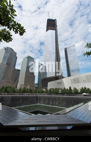 Freiheitsturm, World Trade Center One im Bau Stockfoto