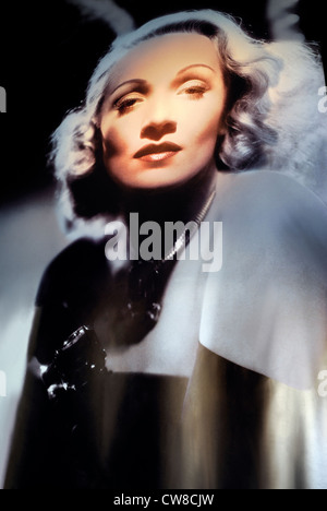 Spanien, Segovia: Bild von Marlene Dietrich des Films "der blaue Engel" in einer Ausstellung im Museo Torreón de Lozoya Stockfoto