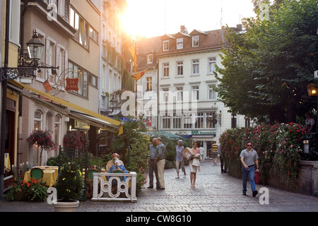 Baden-Baden, Blick auf den Straßen der Innenstadt Stockfoto