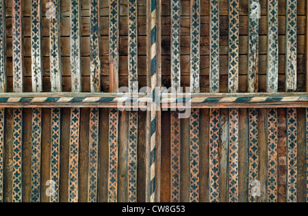 Dachbalken in Thaxted Pfarrkirche Stockfoto