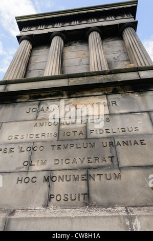 Denkmal für die schottische Minister und Philosoph John playfair (1748 - 1819) in der Regent Street, Edinburgh Stockfoto
