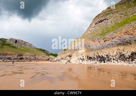 Mewslade Bay; Gower; Wales; UK Stockfoto