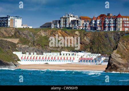 Tolcarne Beach; Newquay; Cornwall; UK Stockfoto