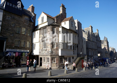 John Knox house Edinburgh Schottland Großbritannien Vereinigtes Königreich Stockfoto