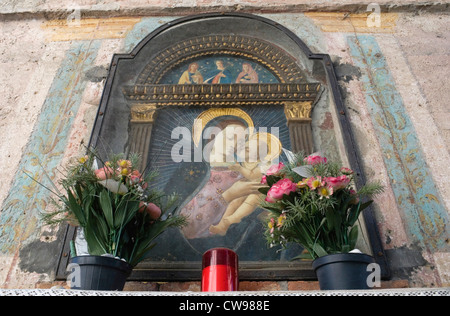 Altar (religiöse Ädikulae), Italien Stockfoto