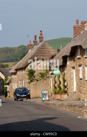 Abbotsbury: Dorfzentrum Stockfoto