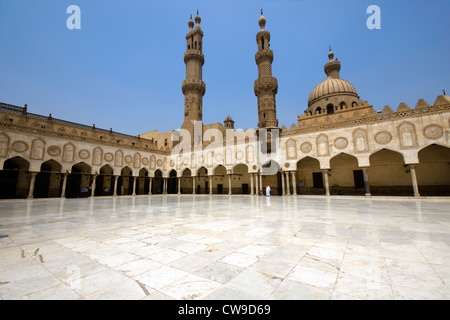 Al-Azhar-Moschee in Kairo Stockfoto