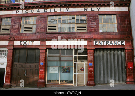 Stillgelegten Aldwych Station Surrey Street London England UK Stockfoto