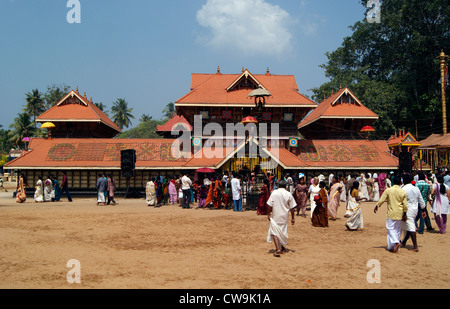 Sarkaradevi Tempel in Chirayinkeezhu in Kerala.Sarkara Devi Tempel ist einer der wichtigsten Hindu Tempel in Südindien Stockfoto