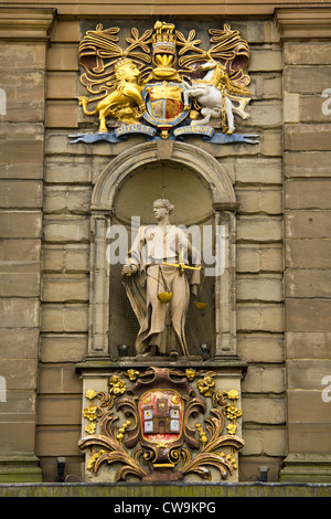 Das Gerichtsgebäude, Warwick, Warwickshire, England, UK Stockfoto