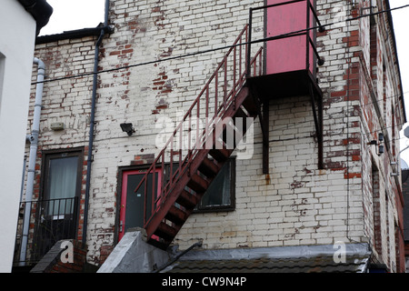 Baufällige Gebäude in Nottingham, England, UK. Stockfoto