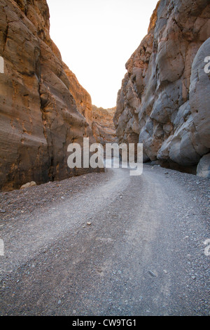 Straße entlang Titus Canyon im Death Valley Nationalpark, Kalifornien, USA Stockfoto