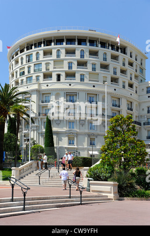 Hotel de Paris Monte Carlo Monaco Fürstentum Französisch Riviera Mittelmeer Cote d ' Azur Alpen Stockfoto