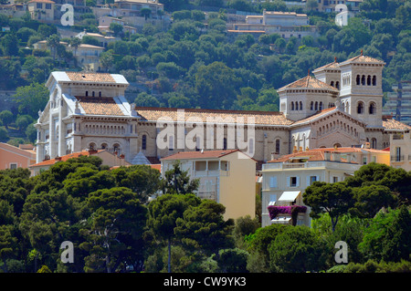 St.-Nikolaus-Monte-Carlo Kathedrale Monaco Fürstentum Französisch Riviera Mittelmeer Cote d ' Azur Alpen Stockfoto