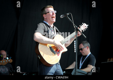 Die Verkünder Durchführung live auf der Bühne beim V Festival in Hylands Park, Chelmsford, Essex Stockfoto