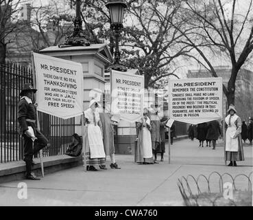 Die Espionage Act von 1917 und Sedition Act von 1918 verboten die Verwendung "untreu, profan, skurrile oder missbräuchliche Sprache" über Stockfoto