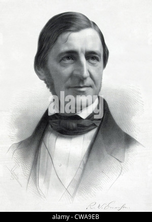 Waldo (1803-82) aus einer Originalzeichnung von Sam W. Rowse, ca. 1845. Stockfoto