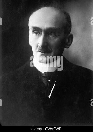 Henri Bergson, französischer Philosoph (1859-1941), den Nobelpreis für Literatur im Jahr 1927 gewann. 1925-Foto von Henri Manuel. Stockfoto