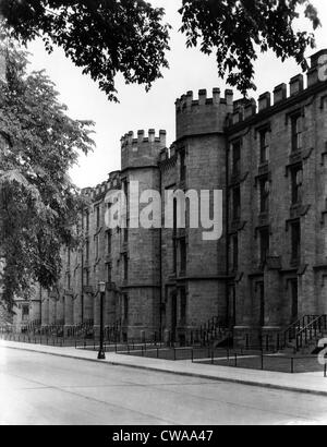 Die zentrale Kaserne der United States Military Academy in West Point, 1941... Höflichkeit: CSU Archive / Everett Collection Stockfoto