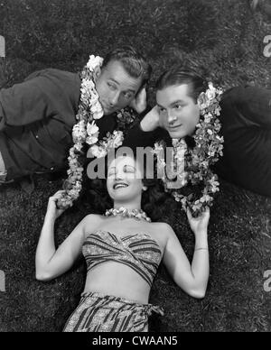 Straße nach Singapur, Bing Crosby, Dorothy Lamour, Bob Hope, 1940... Höflichkeit: CSU Archive / Everett Collection Stockfoto