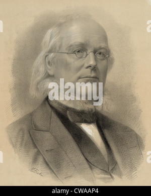 Horace Greeley (1811-1872), ca. 1872 Stockfoto