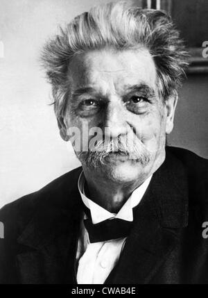 Arzt Albert Schweitzer (1875-1965), Nobelpreis ausgezeichneten Arzt, Philosoph und Musiker, ca. 1940er Jahre. Höflichkeit: CSU Stockfoto
