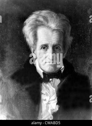Andrew Jackson (1767-1845) 7. US-Präsident, 1845-Porträt von George Healy... Höflichkeit: CSU Archive / Everett Collection Stockfoto