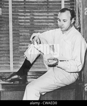 Mr Neil Simon (geb. 1927), US-amerikanischer Dramatiker und Drehbuchautor von vielen beliebten Theaterstücke und Filme, darunter: BAREFOOT IN THE PARK Stockfoto