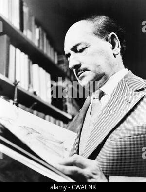 Italienischer Dichter Salvatore Quasimodo (1901-1968) und Gewinner des Nobelpreises für Literatur im Jahr 1959. Stockfoto