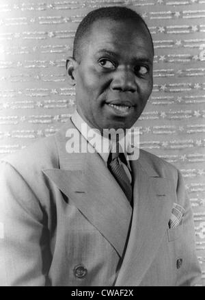 Bill Robinson (1878-1949), auch bekannt als Bojangles, berühmter US-amerikanischer Schauspieler und Tänzer.  1941. Stockfoto