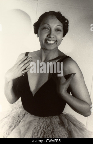 Josephine Baker (1906-1975), im Alter von 42, 1949.  Nach dem zweiten Weltkrieg verliehen sie dem Croix De Guerre und the Legion Of Honor Stockfoto